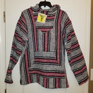 Baja Hoodie Size M Iguana Jack NWT